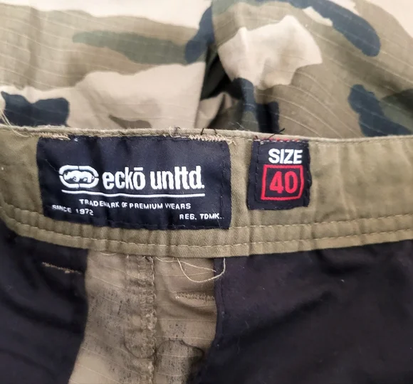 ECKO UNLTD Camoflague Cargo Shorts Men's Size 40 - Picture 9 of 11